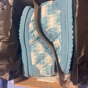 MENS UGG NEUMEL LTA WAVELENGTH SHOES BOOTS CHUKKAS BLUE WHITE SHEARLING NEW 13